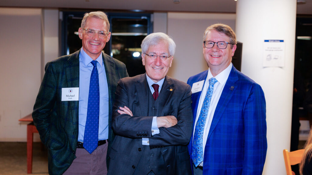 Michael Fisch standing in a group photo at Princeton Theological Seminary